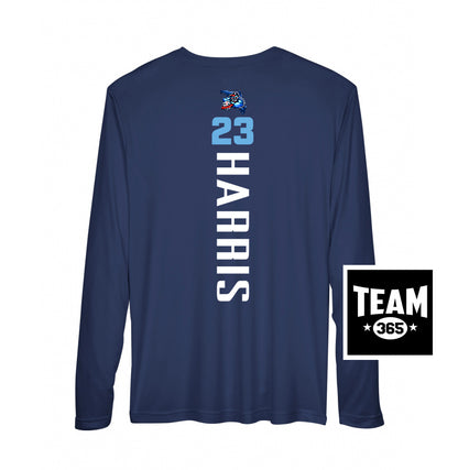 APEX Team 365 Youth & Men's Zone Performance Long-Sleeve T-Shirt - FCA Blueclaws Baseball