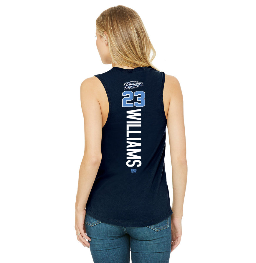 Bella + Canvas B6003 Women's Jersey Muscle Tank - Mississippi Rampage Select Softball