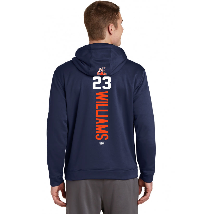 Sport-Tek Sport-Wick Fleece Hooded Pullover F244 - EC Bullets Softball