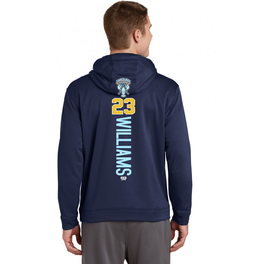 Sport-Tek Sport-Wick Fleece Hooded Pullover F244 - Casco Bay Elite Baseball