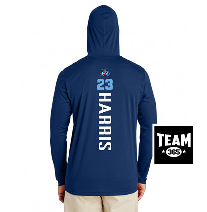 APEX Team 365 Youth & Men's Zone Performance Hoodie - FCA Blueclaws Baseball