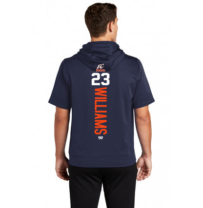 Sport-Tek Sport-Wick Fleece Short Sleeve Hooded Pullover ST251 - EC Bullets Softball
