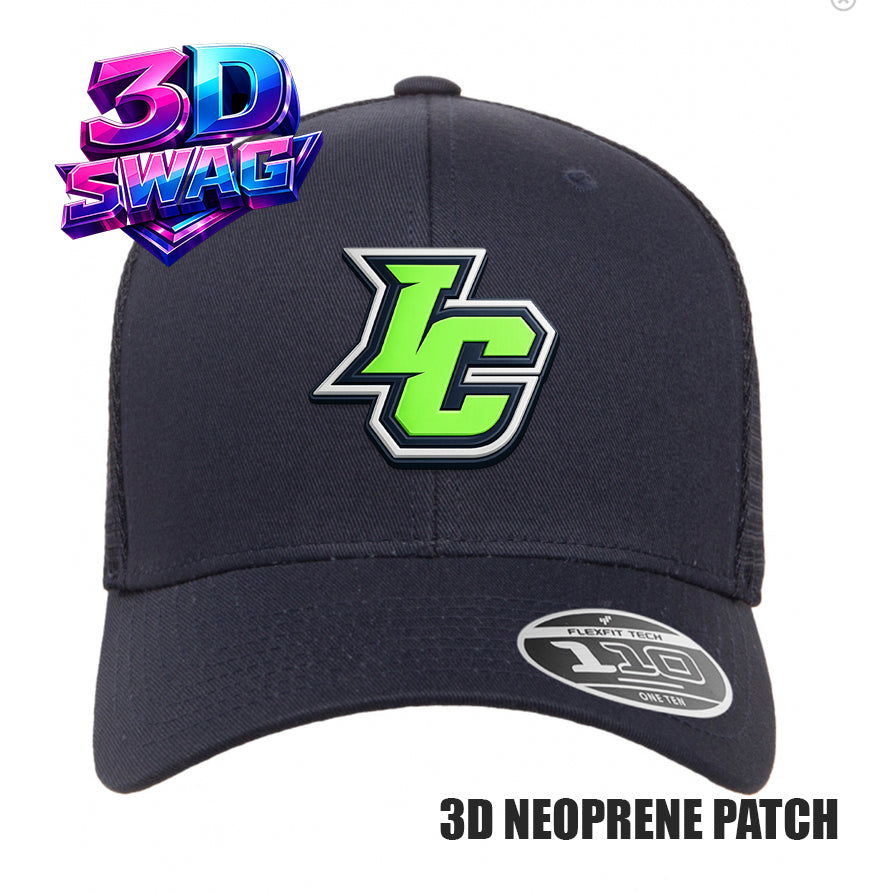 INDY CLUTCH - 3D PATCH TEAM HATS - Flexfit 110M Mesh Hat
