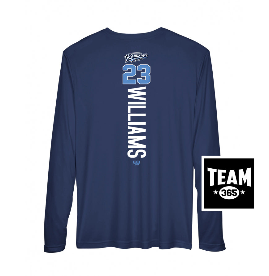 Team 365 Youth & Men's Zone Performance Long-Sleeve T-Shirt - Mississippi Rampage Select Softball