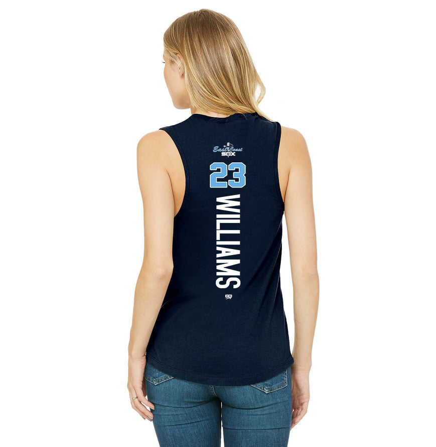Bella + Canvas B6003 Women's Jersey Muscle Tank - East Coast Sox Baseball
