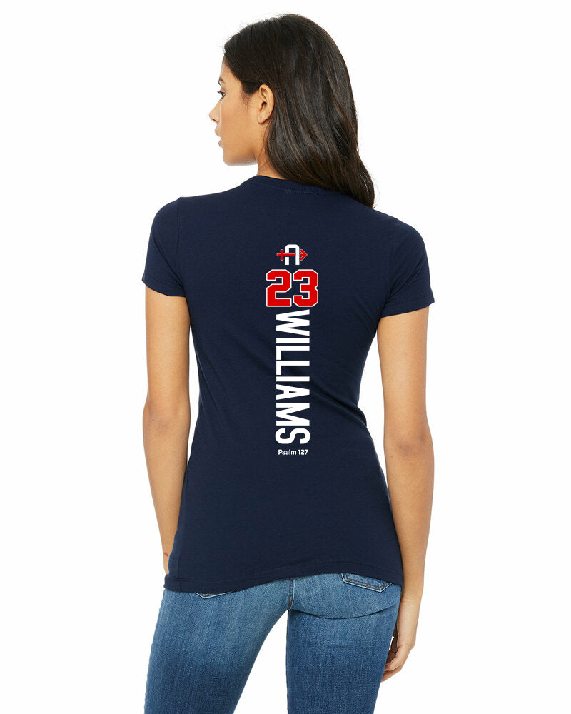 Bella + Canvas 6004 Women's The Favorite T-Shirt - Arrows Baseball