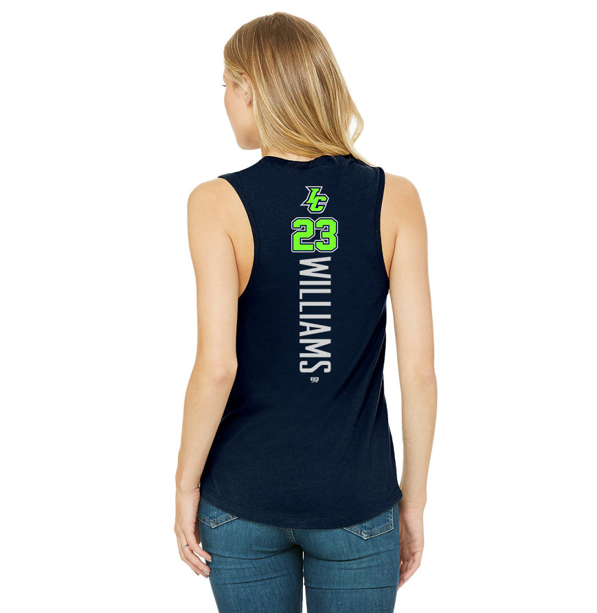 Bella + Canvas B6003 Women's Jersey Muscle Tank - Indy Clutch Baseball