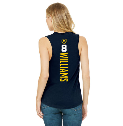 Bella + Canvas B6003 Women's Jersey Muscle Tank - Midland Bandits Baseball