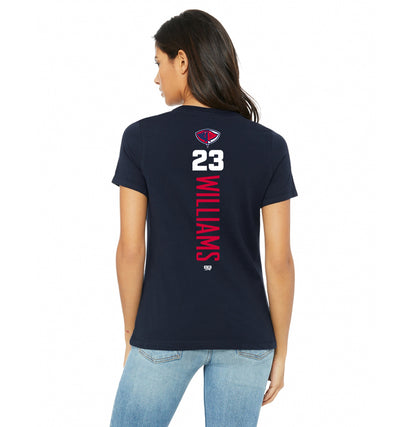 Bella + Canvas B6400 Women's Relaxed Jersey Short-Sleeve T-Shirt - Pasco Stingers Baseball