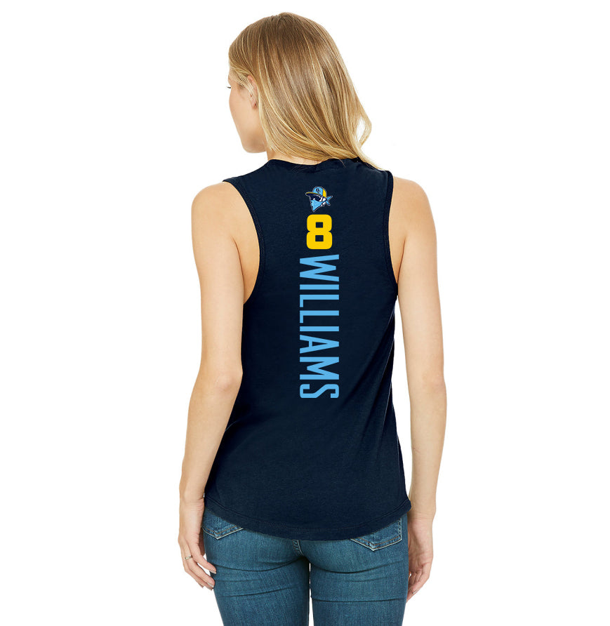 Bella + Canvas B6003 Women's Jersey Muscle Tank - Bold City Bandits Baseball