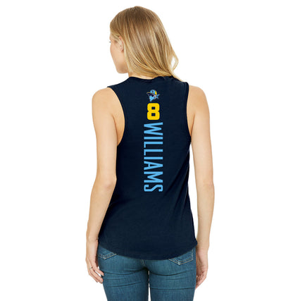 Bella + Canvas B6003 Women's Jersey Muscle Tank - Bold City Bandits Baseball