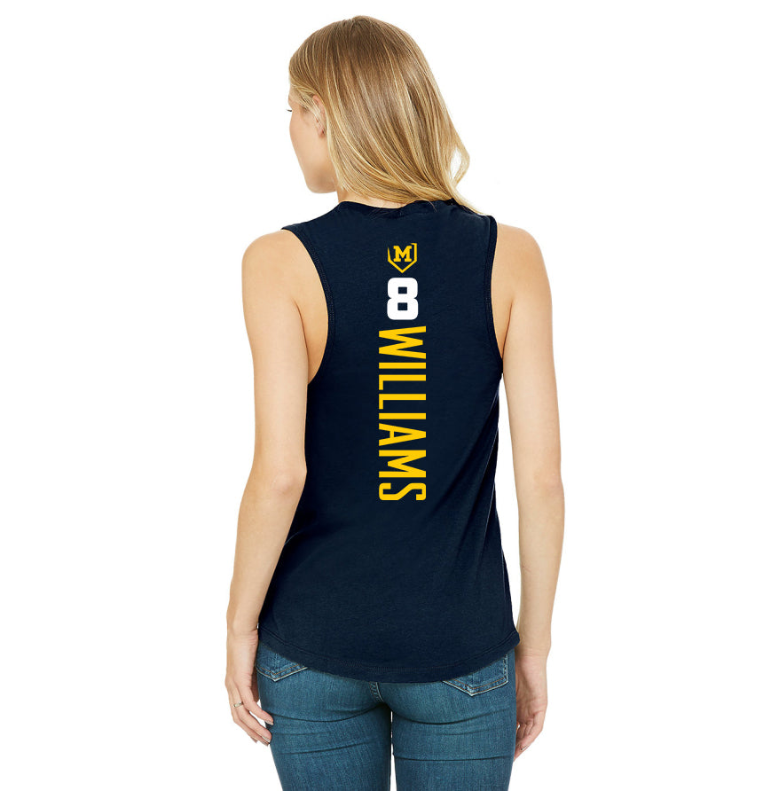 Bella + Canvas B6003 Women's Jersey Muscle Tank - Midland Bandits Baseball