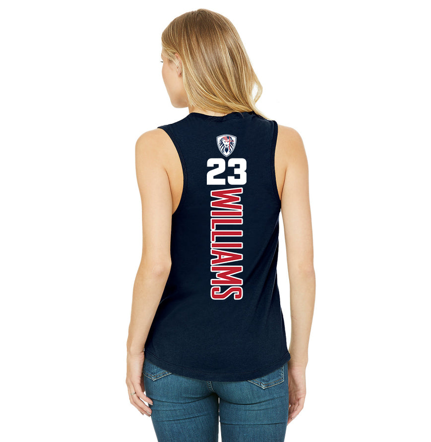 Bella + Canvas B6003 Women's Jersey Muscle Tank - Orlando Lions Baseball