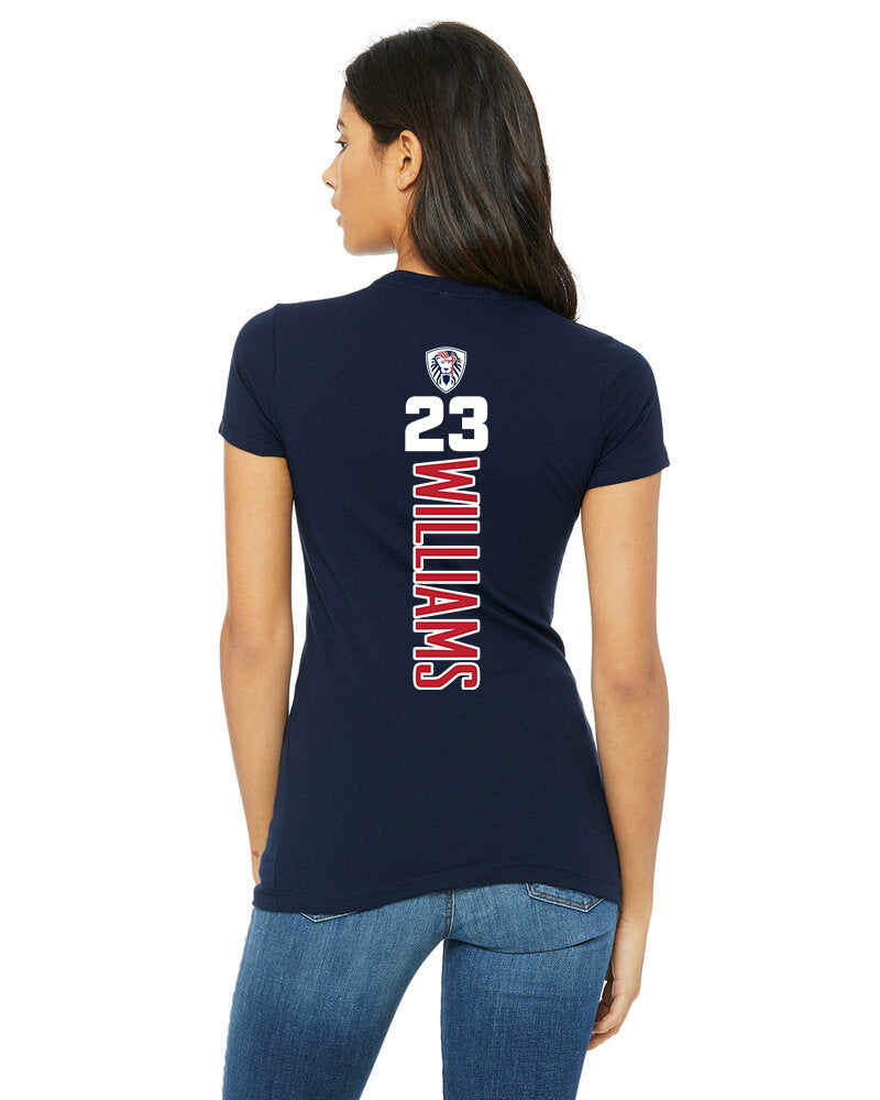 Bella + Canvas 6004 Women's The Favorite T-Shirt - Orlando Lions Baseball