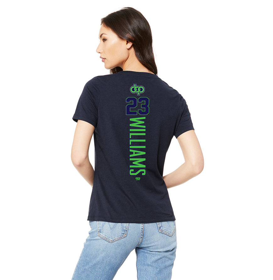 Bella + Canvas 6415 Ladies' Relaxed Triblend V-Neck T-Shirt - OBP