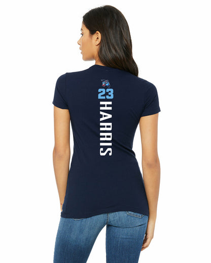 Bella + Canvas 6004 Women's The Favorite T-Shirt - FCA Blueclaws Baseball