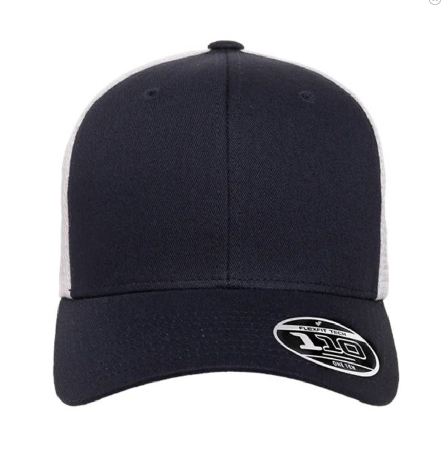 UPLOAD YOUR LOGO! - 3D PATCH TEAM HATS - Flexfit 110M Mesh Hat