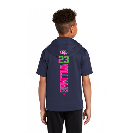 Sport-Tek Youth Sport-Wick Fleece Short Sleeve Hooded Pullover YST251 -OSP Gorilla Queens Softball
