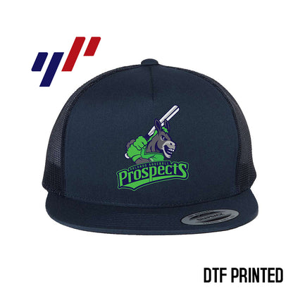 Yupoong 6006 Adult 5-Panel Classic Trucker Hat - DTF PRINTED - OPB - Swamp Donkeys