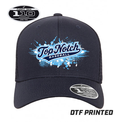 Flexfit 110M Adult 110reg Mesh Cap DTF PRINTED - Top Notch Baseball