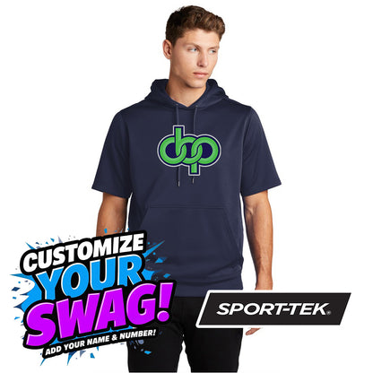 Sport-Tek Sport-Wick Fleece Short Sleeve Hooded Pullover ST251 - OBP