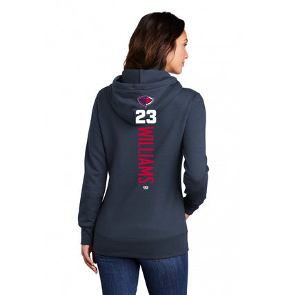 Port & Company Women's Core Fleece Pullover Hooded Sweatshirt LPC78H - Pasco Stingers Baseball