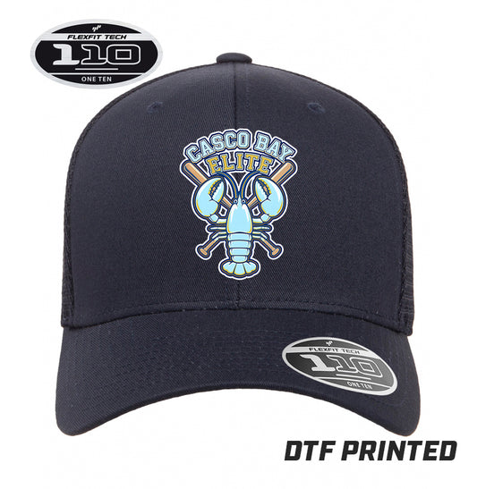 Flexfit 110M Adult 110reg Mesh Cap DTF PRINTED - Casco Bay Elite Baseball