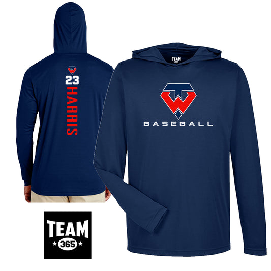 Team 365 Youth & Men's Zone Performance Hoodie - Tampa Warriors Baseball