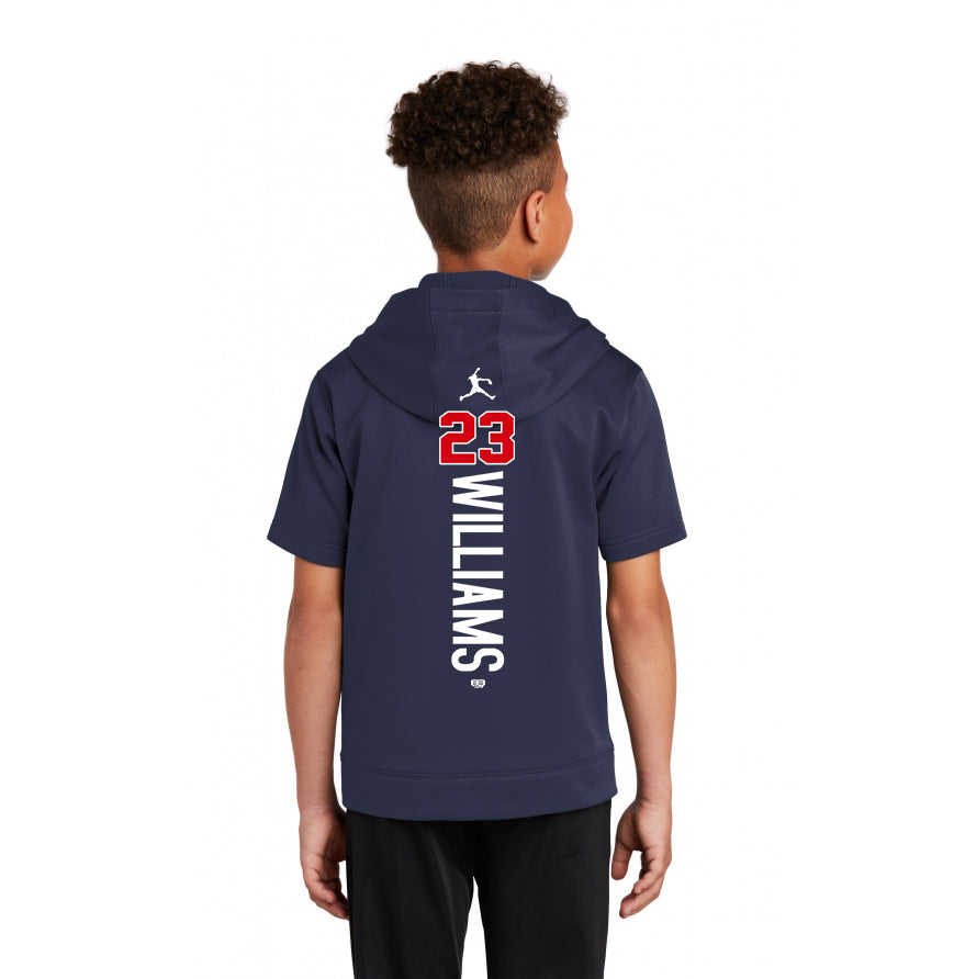 Sport-Tek Youth Sport-Wick Fleece Short Sleeve Hooded Pullover YST251 - KY Rockers Softball