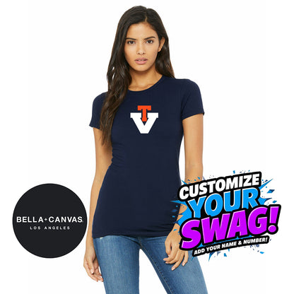 Bella + Canvas 6004 Women's The Favorite T-Shirt - Team Virginia Baseball