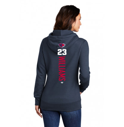 Port & Company Women's Core Fleece Pullover Hooded Sweatshirt LPC78H - Pasco Stingers Baseball