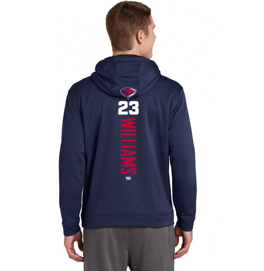 Sport-Tek Sport-Wick Fleece Hooded Pullover F244 - Pasco Stingers Baseball