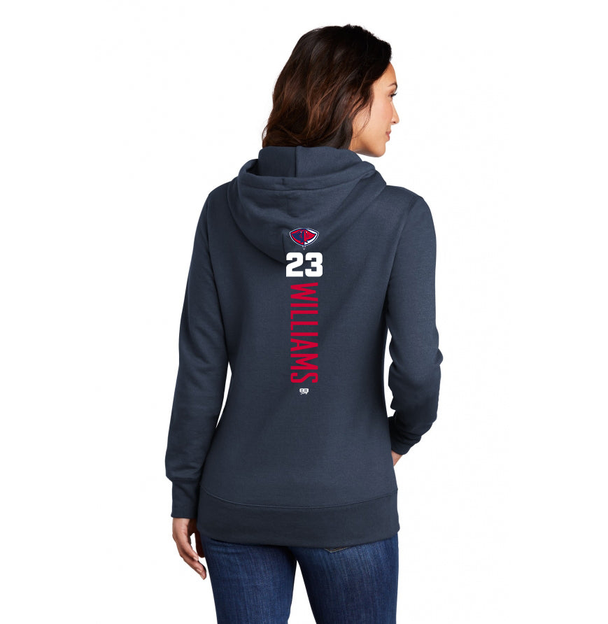 Port & Company Women's Core Fleece Pullover Hooded Sweatshirt LPC78H - Pasco Stingers Baseball