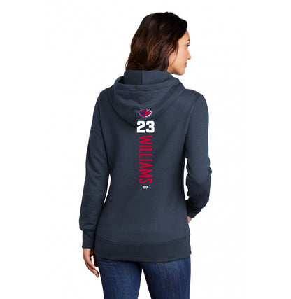 Port & Company Women's Core Fleece Pullover Hooded Sweatshirt LPC78H - Pasco Stingers Baseball