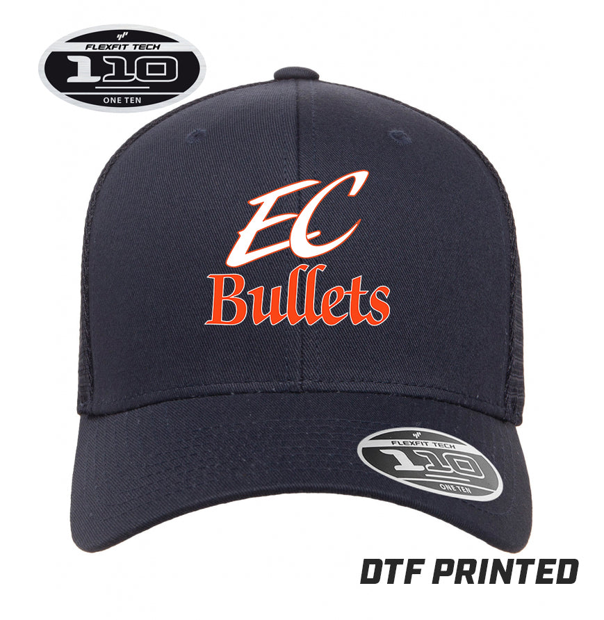 Flexfit 110M Adult 110reg Mesh Cap DTF PRINTED - EC Bullets Softball