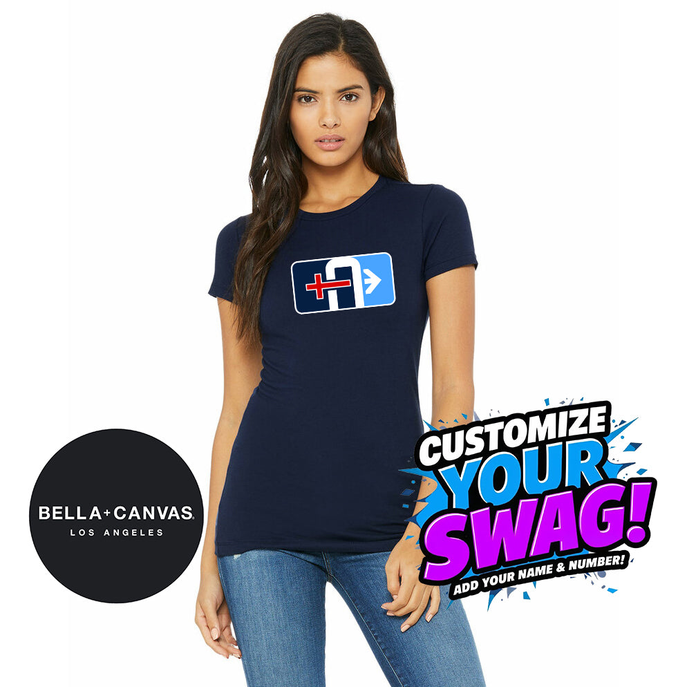 Bella + Canvas 6004 Women's The Favorite T-Shirt - Arrows Baseball