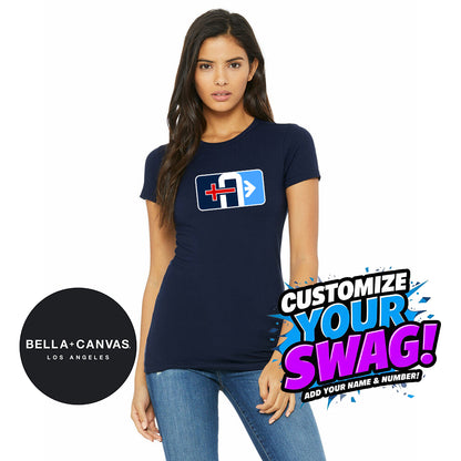 Bella + Canvas 6004 Women's The Favorite T-Shirt - Arrows Baseball