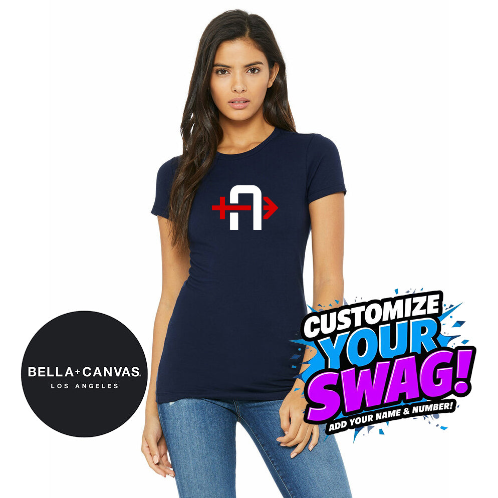 Bella + Canvas 6004 Women's The Favorite T-Shirt - Arrows Baseball