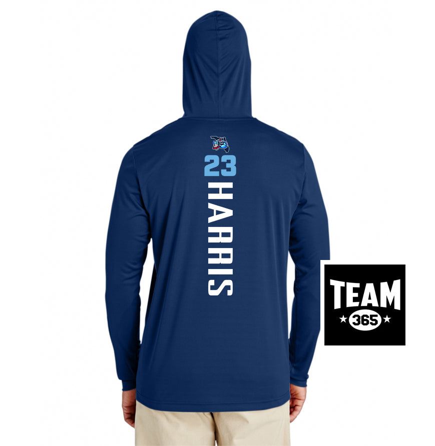 Team 365 Youth & Men's Zone Performance Hoodie - FCA Blueclaws Baseball