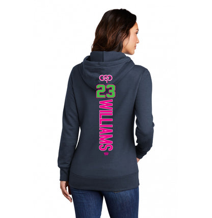 Port & Company Women's Core Fleece Pullover Hooded Sweatshirt LPC78H - OSP Gorilla Queens Softball
