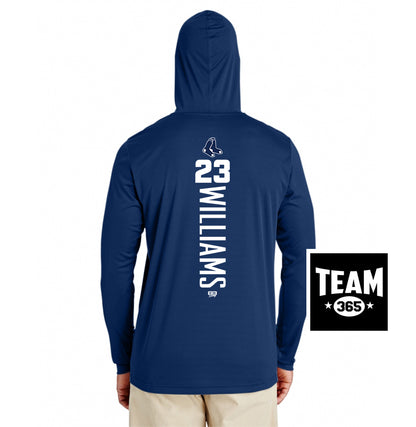 Team 365 Youth & Men's Zone Performance Hoodie - Blue Sox Baseball