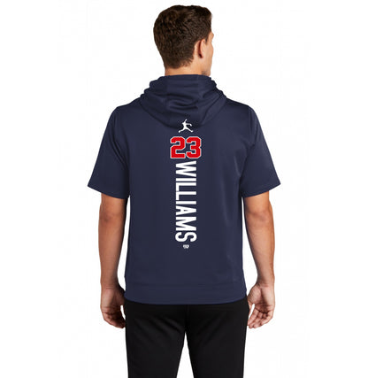 Sport-Tek Sport-Wick Fleece Short Sleeve Hooded Pullover ST251 - KY Rockers Softball