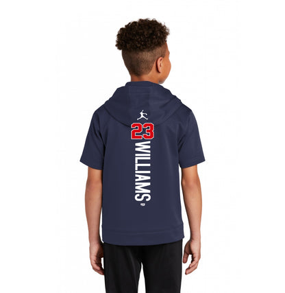 Sport-Tek Youth Sport-Wick Fleece Short Sleeve Hooded Pullover YST251 - KY Rockers Softball
