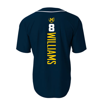 A4 Apparel N4184 Game Day Classic Baseball Jersey - Midland Bandits Baseball