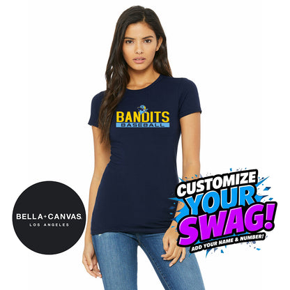 Bella + Canvas 6004 Women's The Favorite T-Shirt - Bold City Bandits Baseball