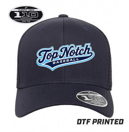 Flexfit 110M Adult 110reg Mesh Cap DTF PRINTED - Top Notch Baseball