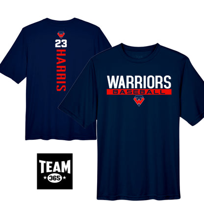 Team 365 Youth & Men's Zone Performance T-Shirt - Tampa Warriors Baseball