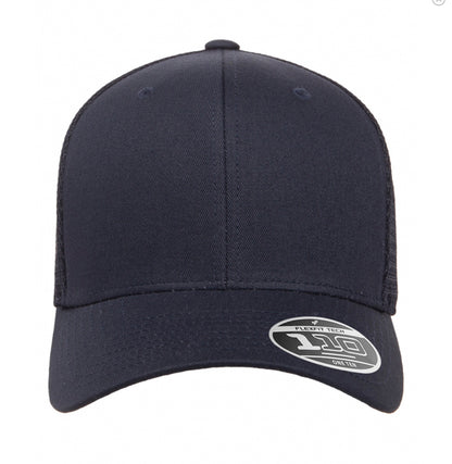 UPLOAD YOUR LOGO! - 3D PATCH TEAM HATS - Flexfit 110M Mesh Hat