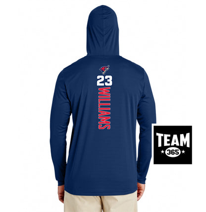 Team 365 Youth & Men's Zone Performance Hoodie - MSA Redtails Baseball