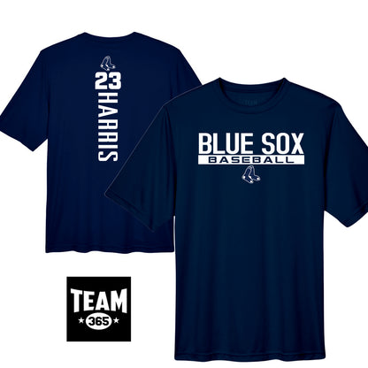 Team 365 Youth & Men's Zone Performance T-Shirt - Blue Sox Baseball